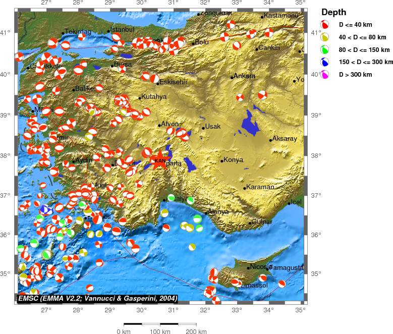 Regional moment Tensor
