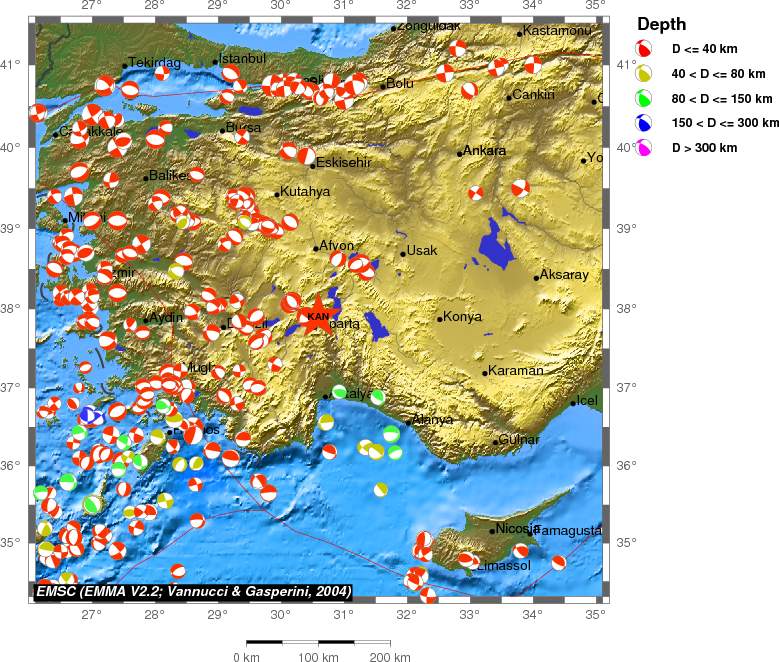 Regional moment Tensor