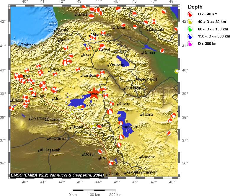 Regional moment Tensor