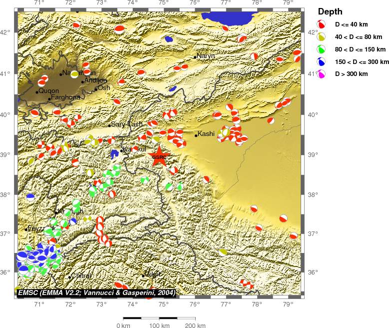 Regional moment Tensor