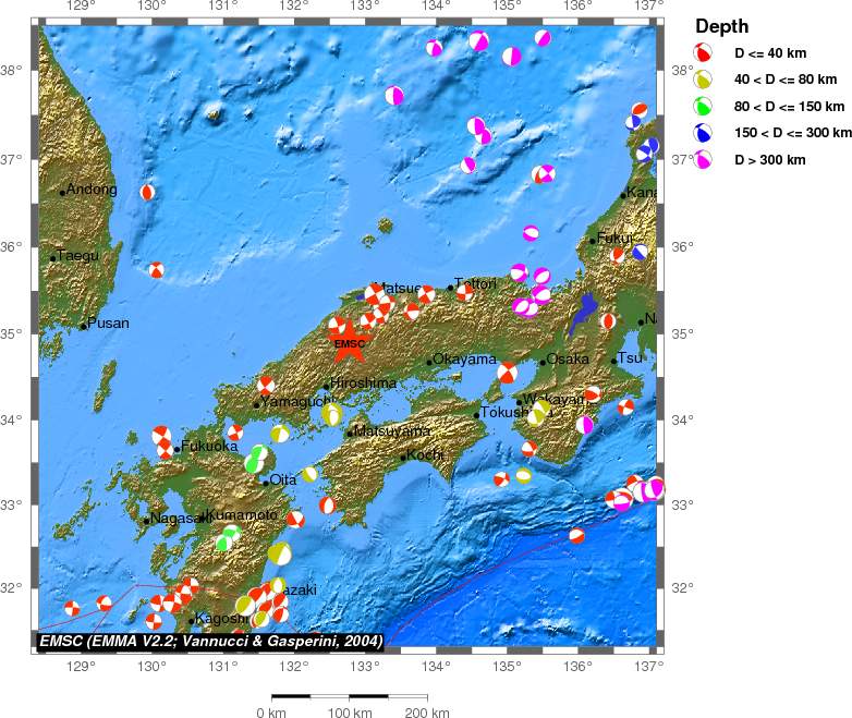 Regional moment Tensor