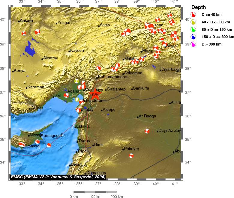 Regional moment Tensor