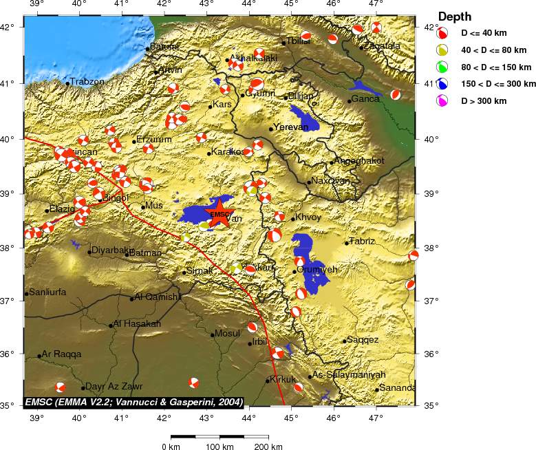 Regional moment Tensor