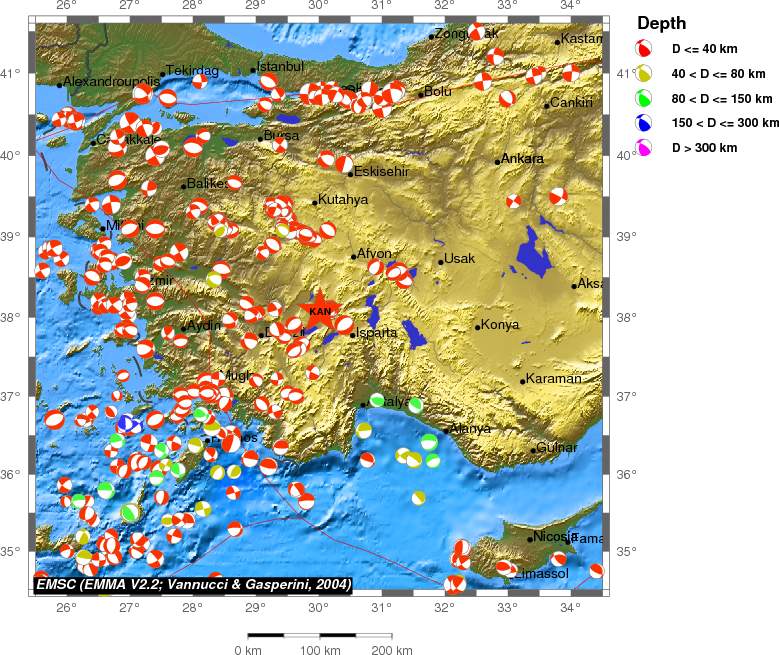 Regional moment Tensor