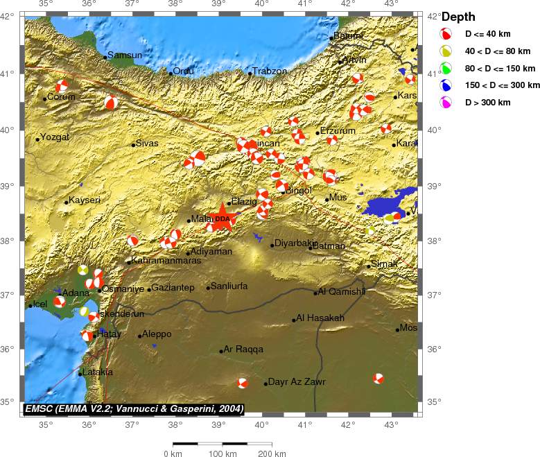 Regional moment Tensor