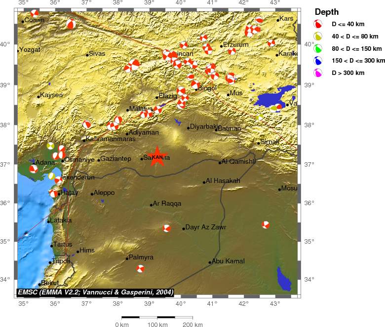 Regional moment Tensor
