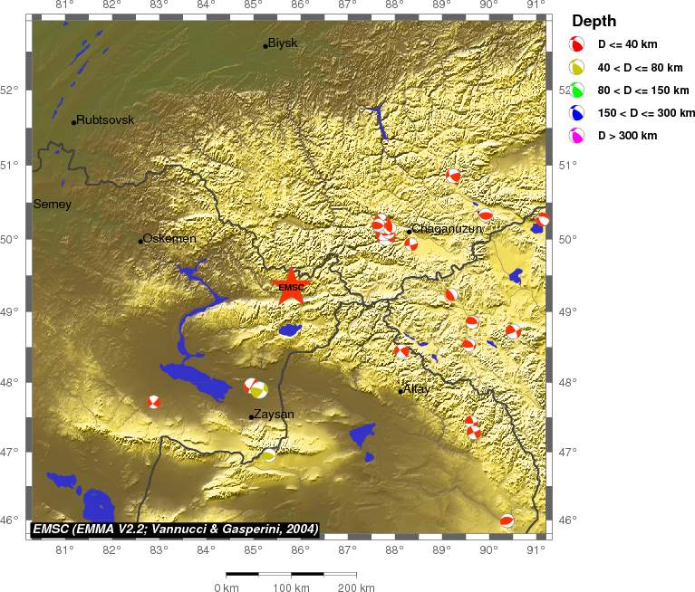 Regional moment Tensor