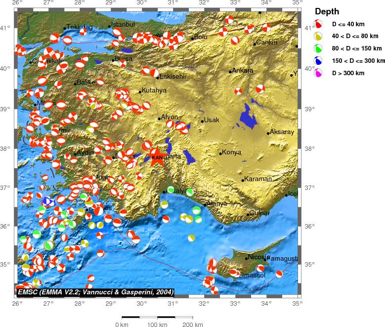 Regional moment Tensor