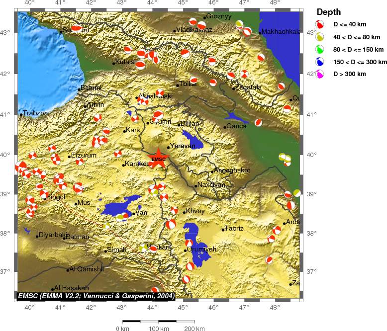 Regional moment Tensor