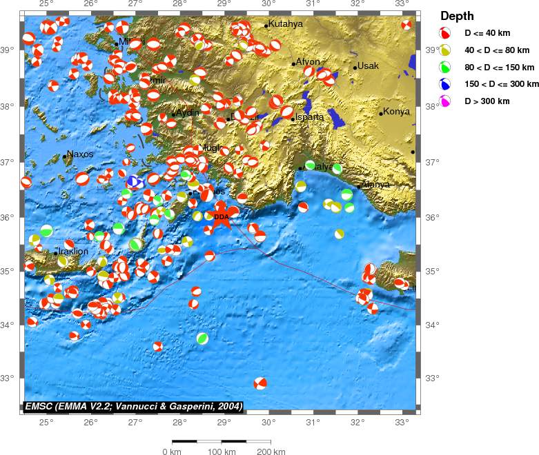 Regional moment Tensor