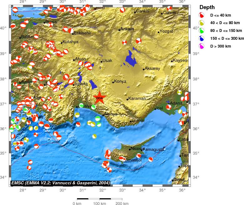 Regional moment Tensor