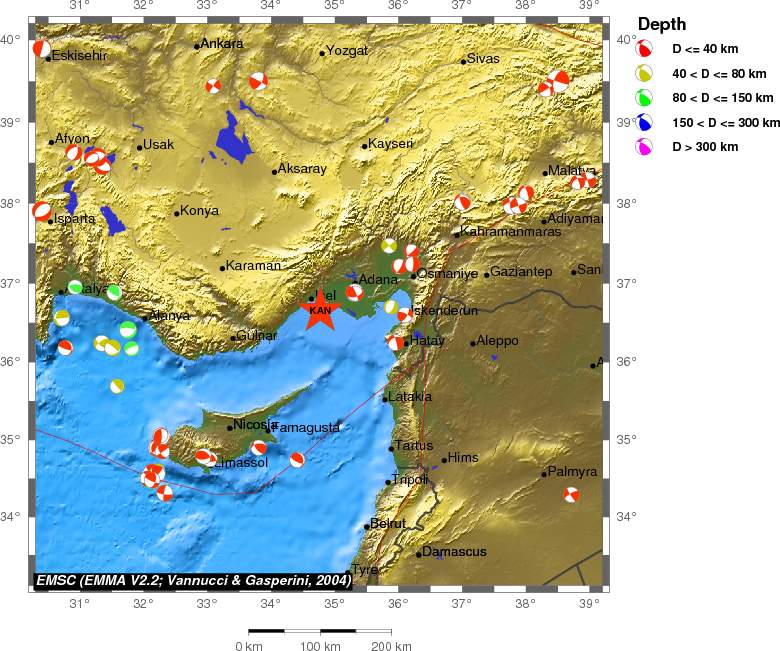Regional moment Tensor