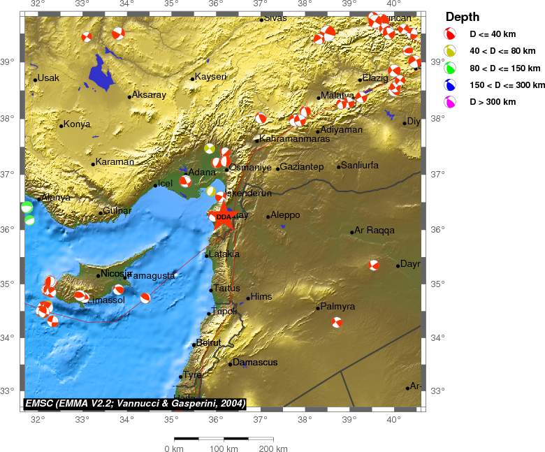 Regional moment Tensor