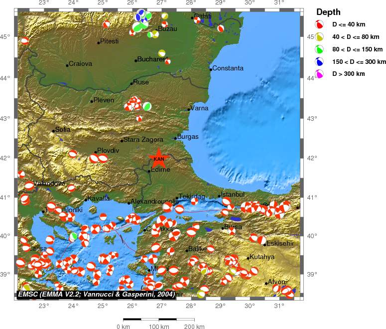 Regional moment Tensor