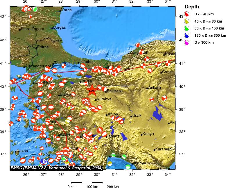 Regional moment Tensor