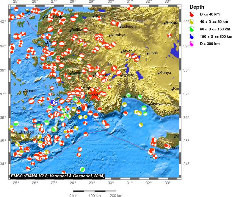 Regional moment Tensor