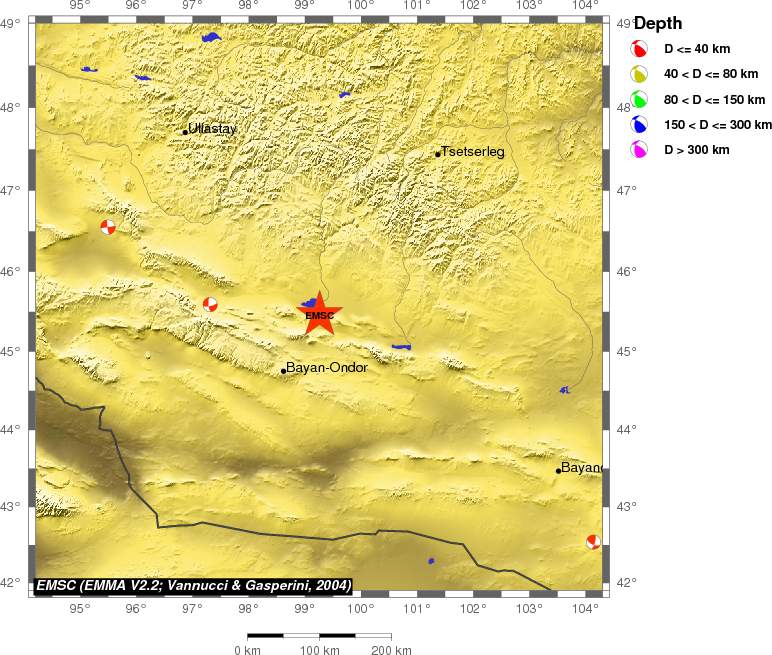 Regional moment Tensor