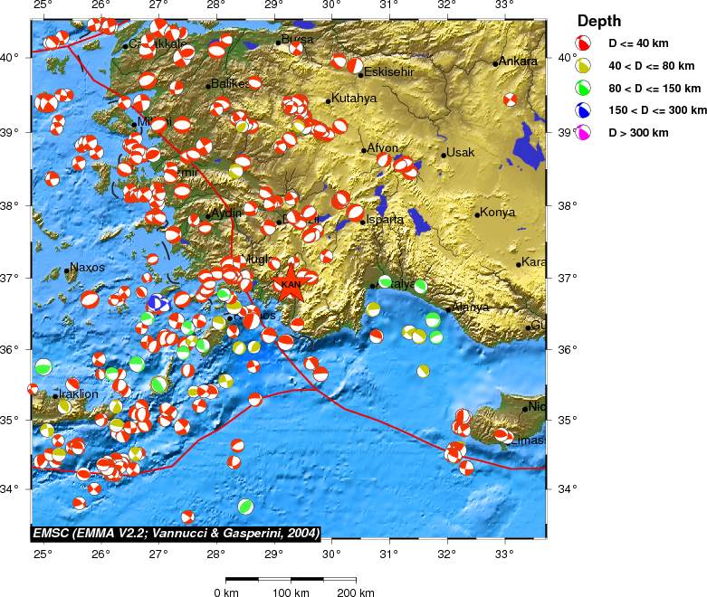 Regional moment Tensor