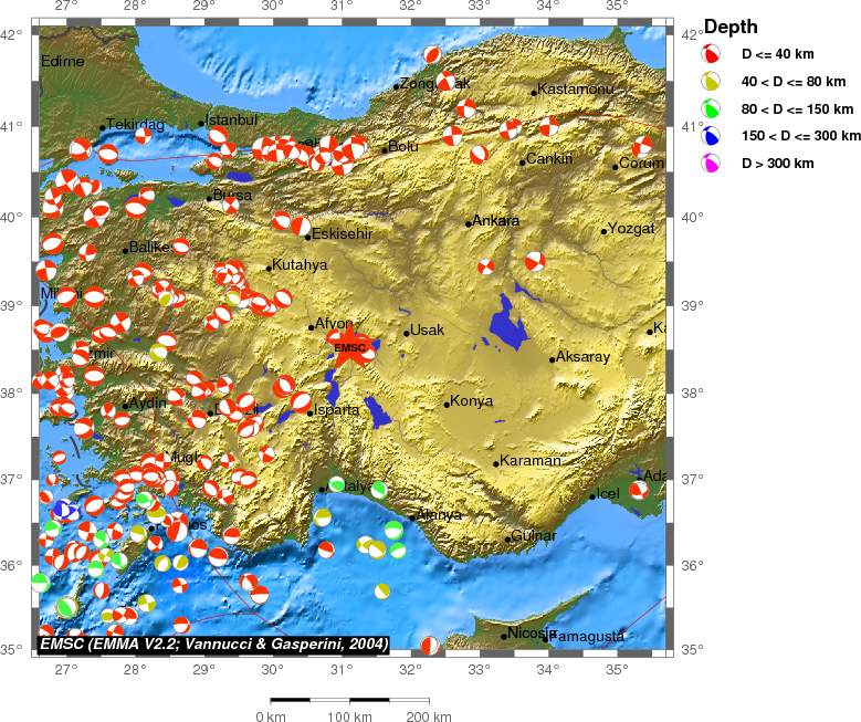 Regional moment Tensor