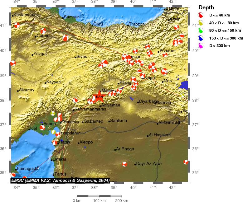 Regional moment Tensor