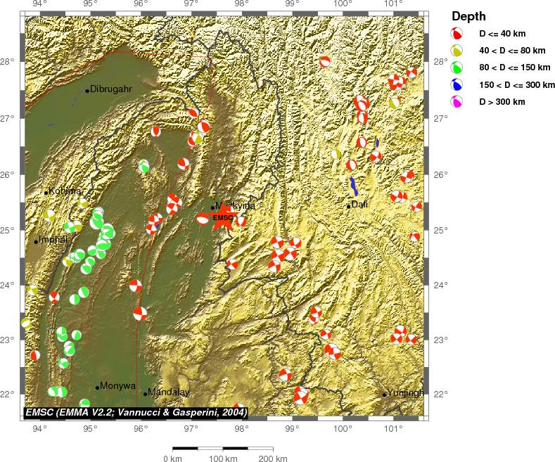 Regional moment Tensor