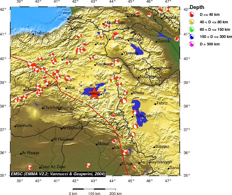 Regional moment Tensor