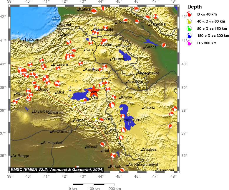 Regional moment Tensor