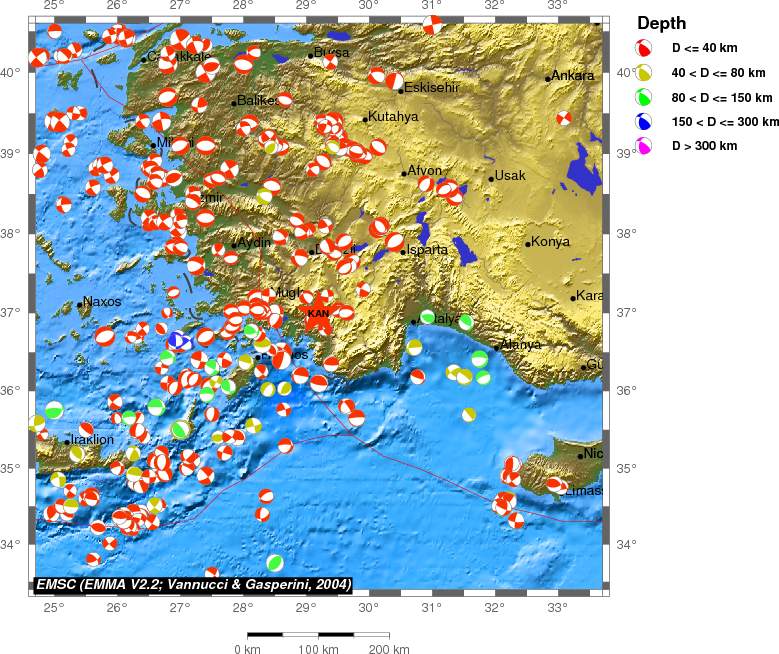 Regional moment Tensor