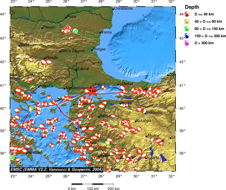 Regional moment Tensor
