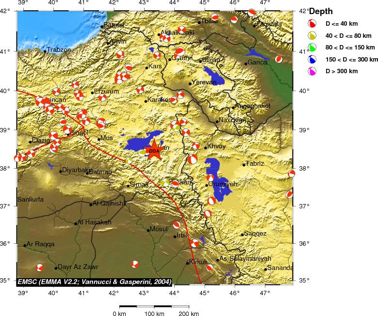 Regional moment Tensor