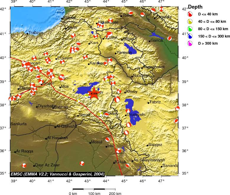 Regional moment Tensor