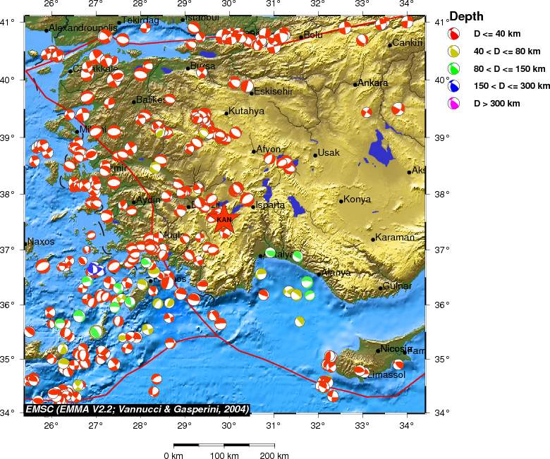 Regional moment Tensor