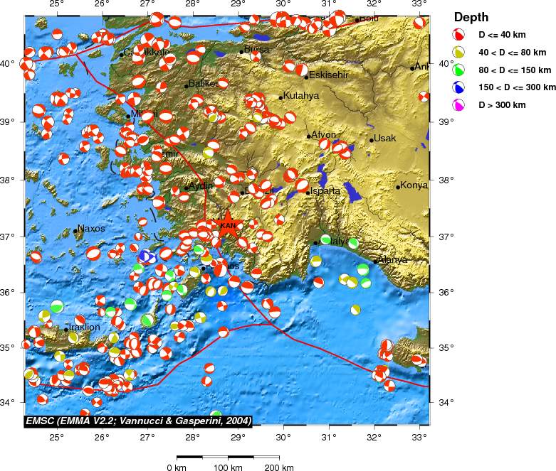 Regional moment Tensor