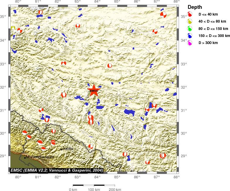 Regional moment Tensor