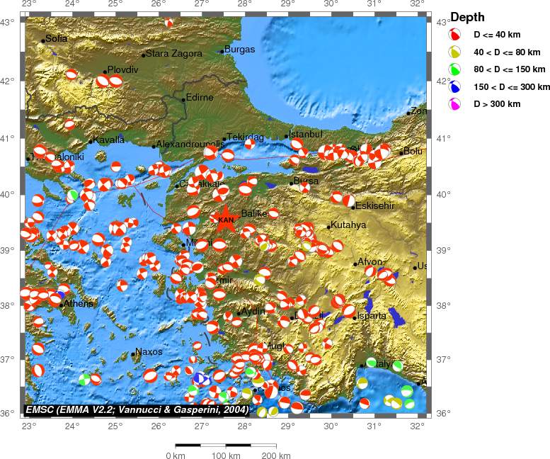 Regional moment Tensor