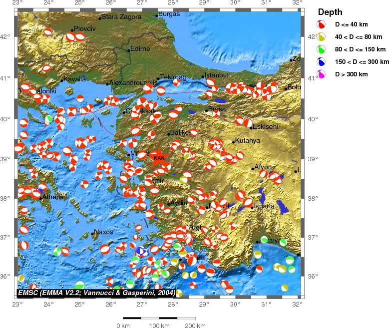 Regional moment Tensor