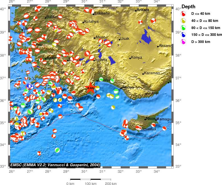 Regional moment Tensor