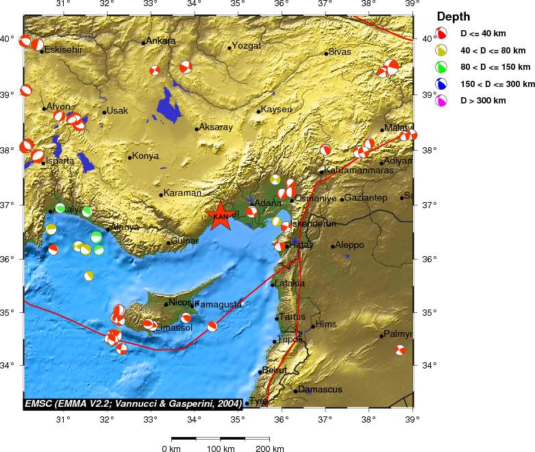 Regional moment Tensor