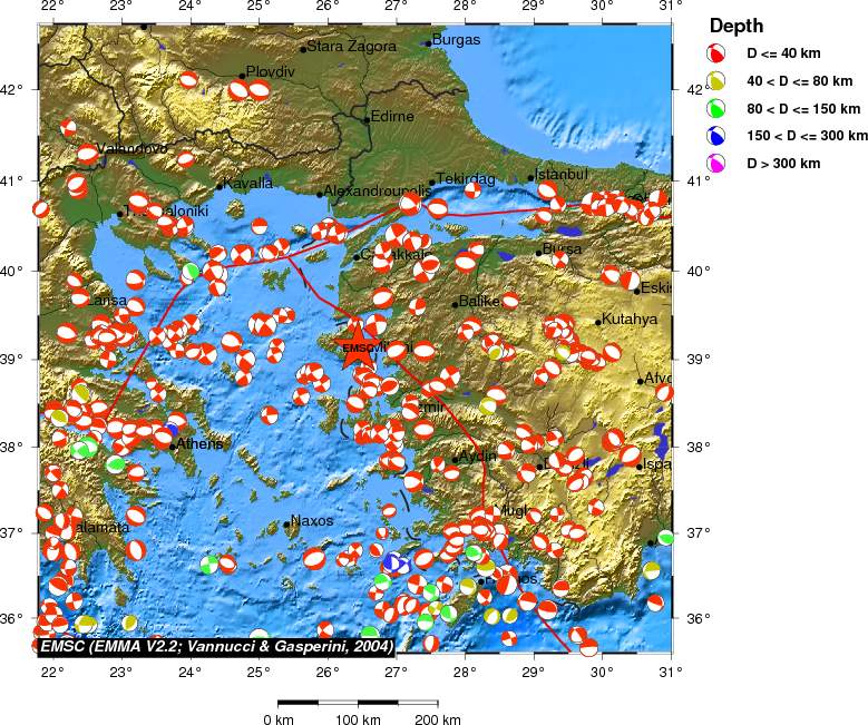 Regional moment Tensor