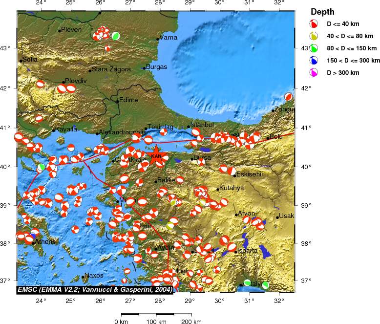 Regional moment Tensor