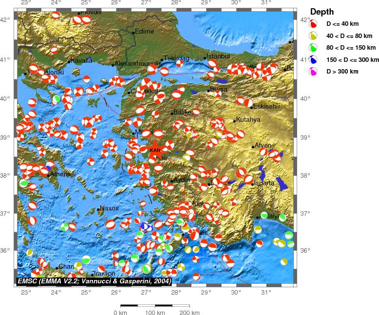 Regional moment Tensor