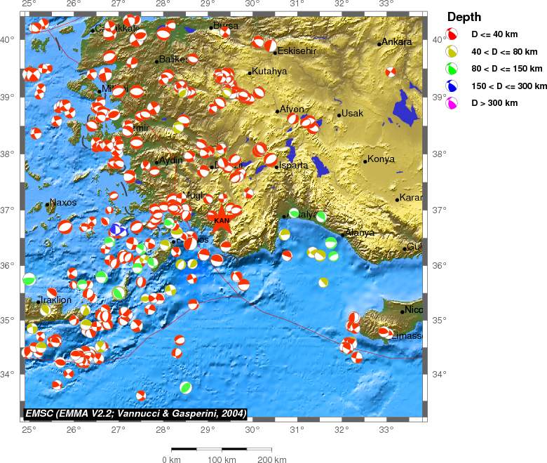 Regional moment Tensor