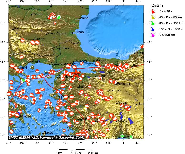 Regional moment Tensor