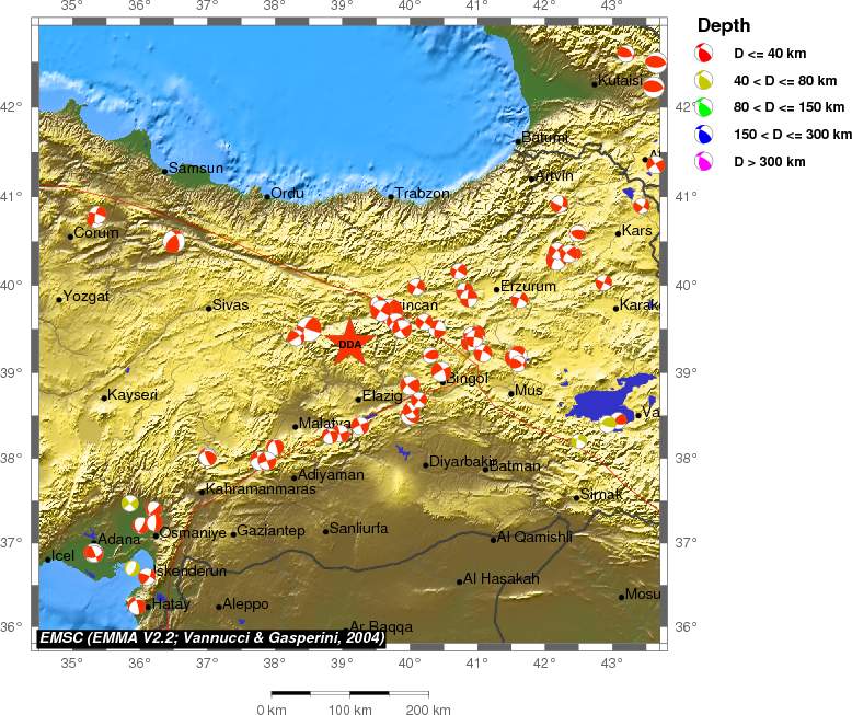 Regional moment Tensor