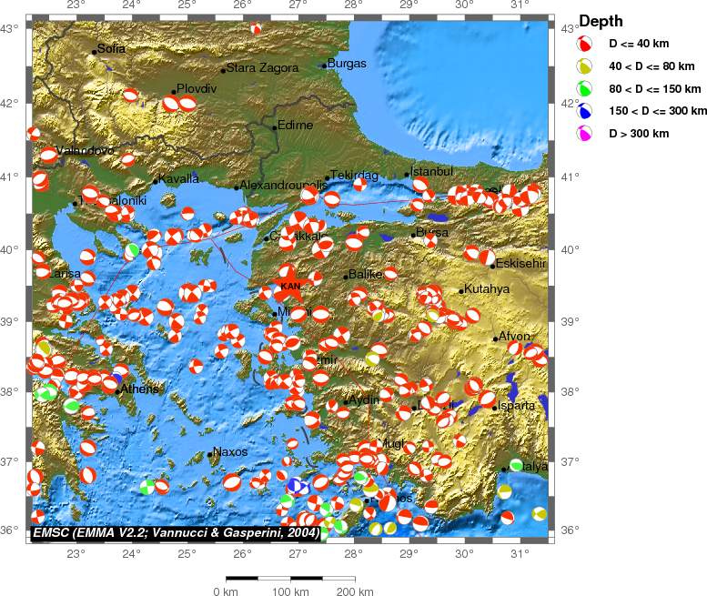 Regional moment Tensor