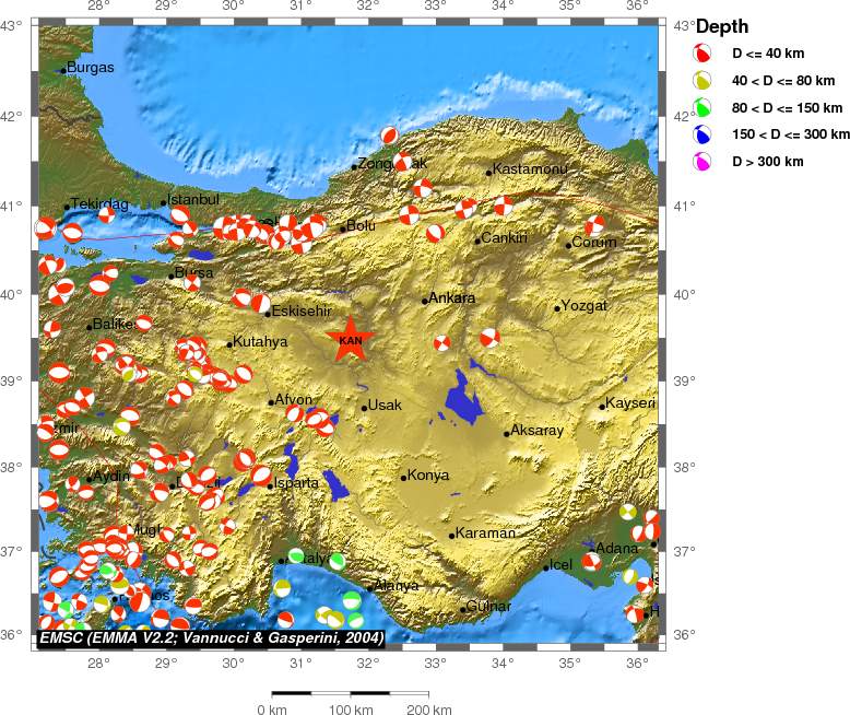 Regional moment Tensor