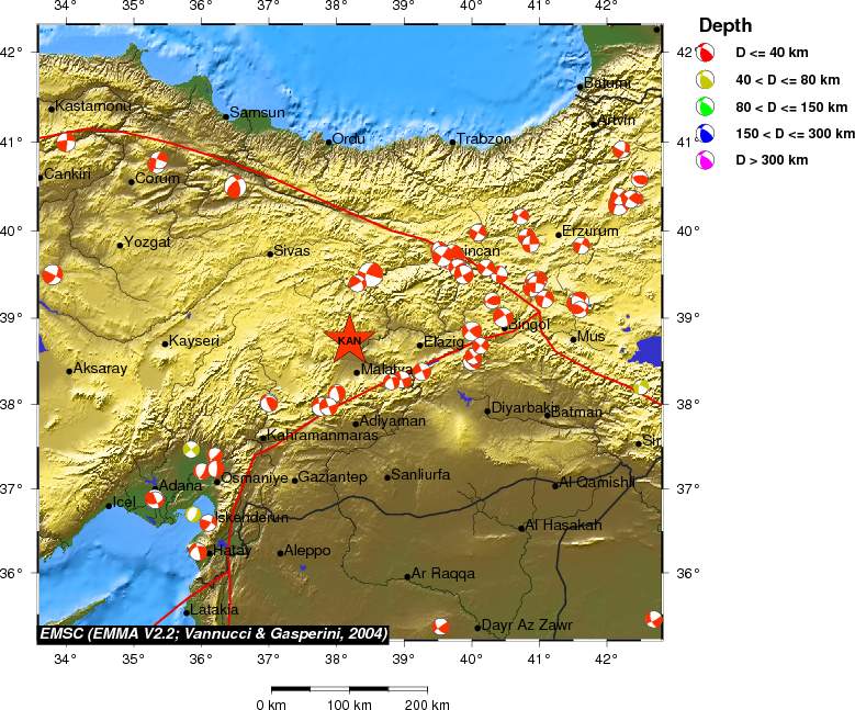 Regional moment Tensor