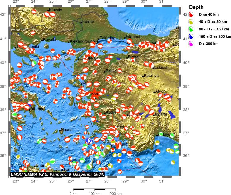 Regional moment Tensor