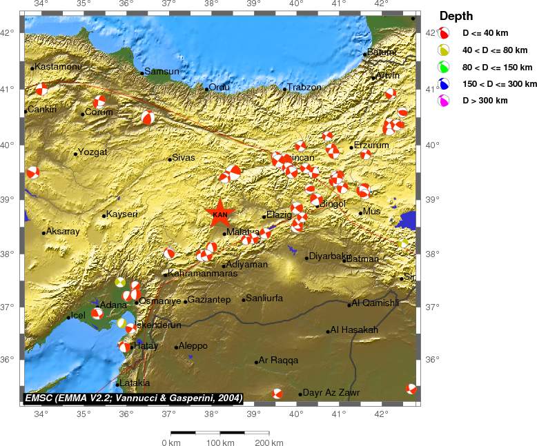 Regional moment Tensor