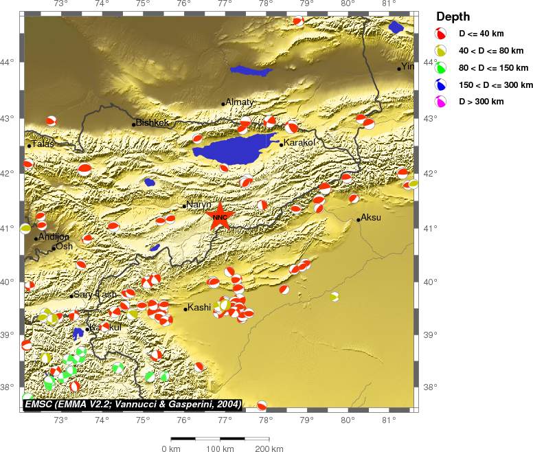 Regional moment Tensor